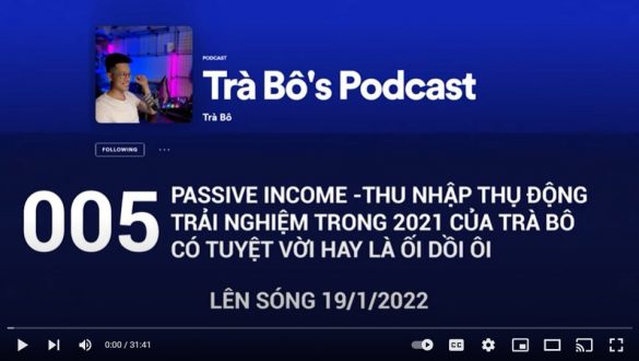 Thu nhap thu dong passive income